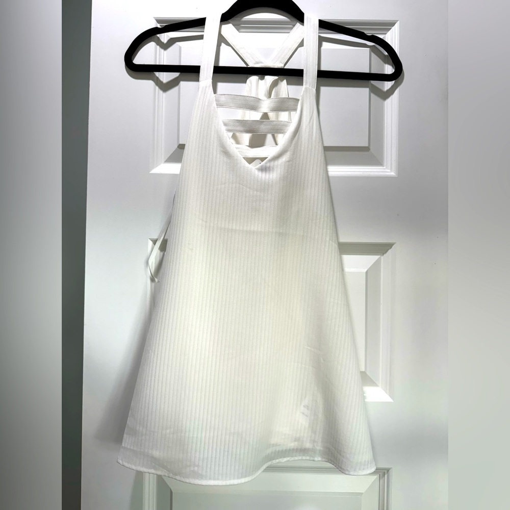 Doe & Rae white dress top size small only worn once
